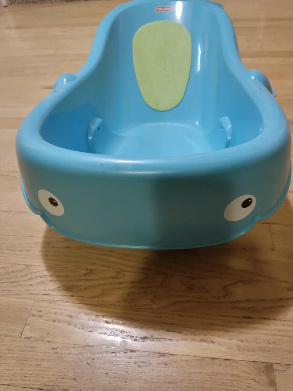 Fisher-Price Blue Infant Bath Seat with Green Non-Slip Pad
